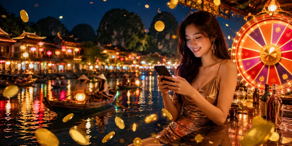 Khung cảnh lễ hội tại Ninh Bình gợi lên không khí sôi động của roulette trực tuyến